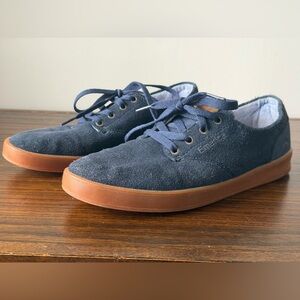 Emerica The Romero Laced Men’s 9 Navy Blue Suede Gum Sole Skate Shoe Sneaker